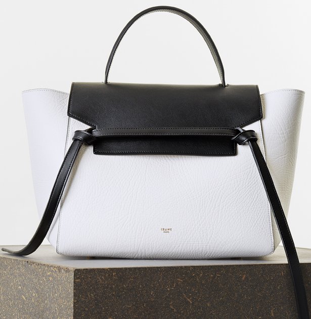 Celine-Mini-Belt-Bag-in-White-Elephant-Calfskin