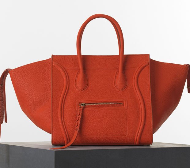 Celine-Luggage-Phantom-Handbag-in-Burnt-Orange-Bullhide-Calfskin