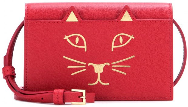 Charlotte-Olympia-Feline-Purse-leather-shoulder-bag