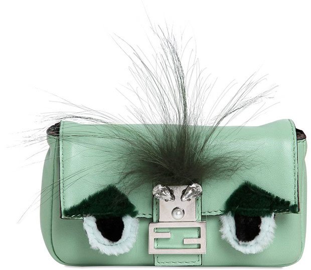 Fendi-Micro-Monster-Baguette-Bag-green