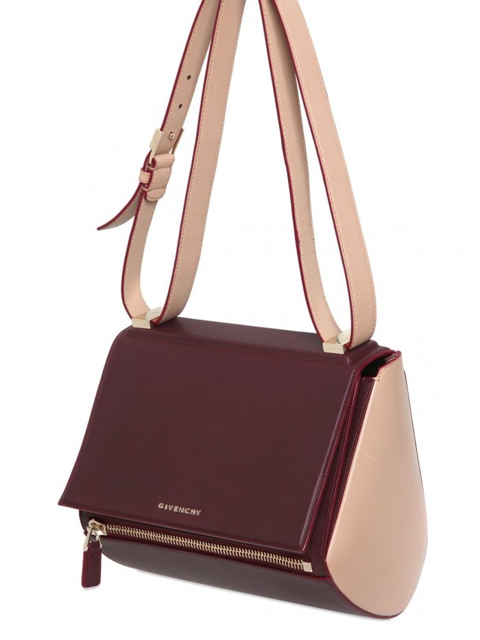 MEDIUM PANDORA BOX TWO TONE LEATHER BAG-2