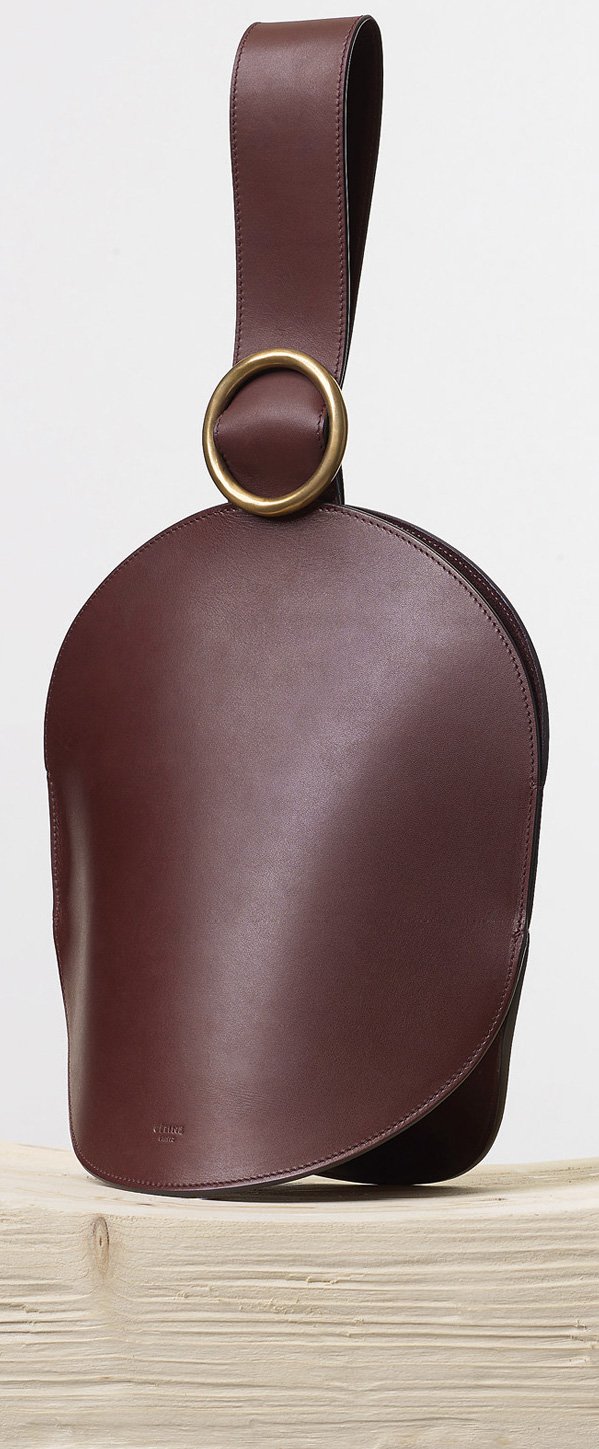 Celine-Curved-Clutch-in-Burgundy-Natural-Calfskin