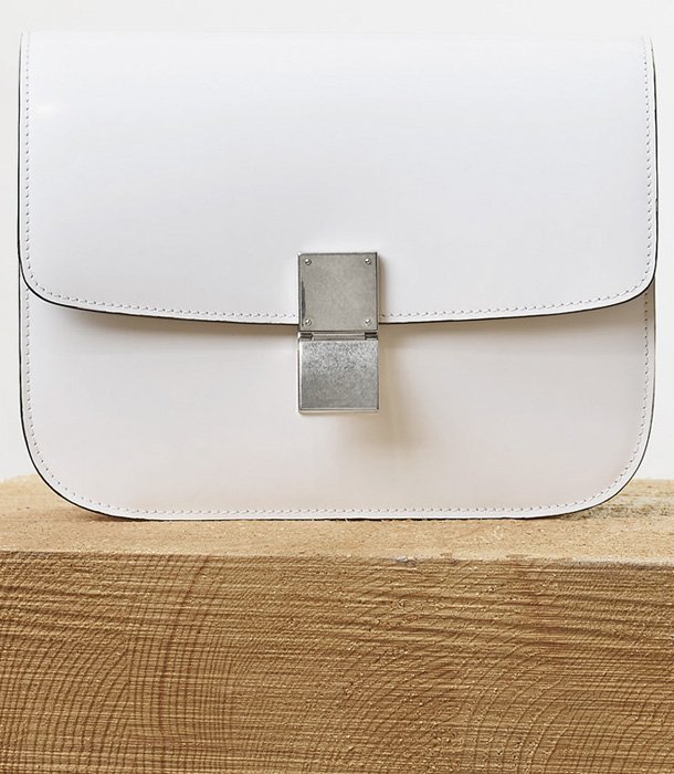 Celine-Medium-Classic-Bag-in-White-Spazzolato-Calfskin