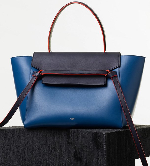 Celine-Mini-Belt-Bag-in-Navy-Natural-Calfskin