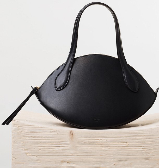 Celine-Small-Curved-Handbag-in-Black-Natural-Calfskin