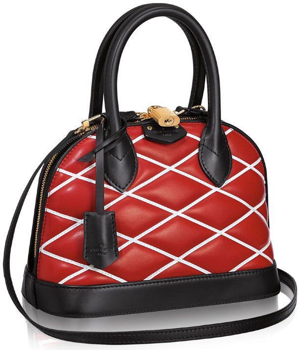 louis-vuitton-malletage-alma-bb-malletage-Bag-Red