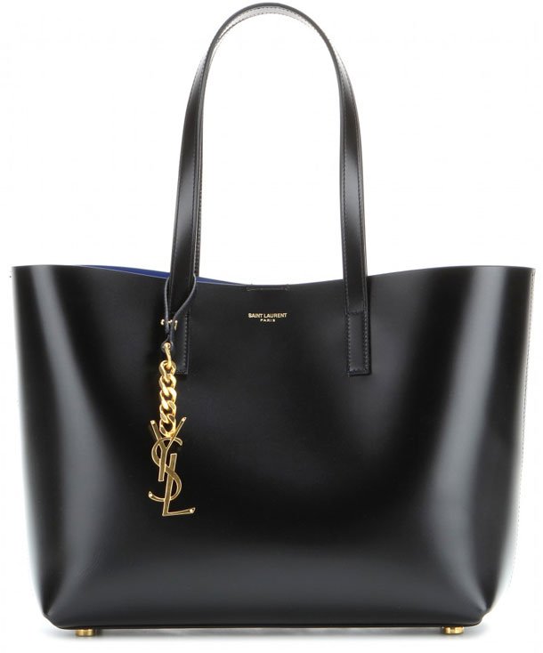 Saint-Laurent-Monogram-Leather-Tote