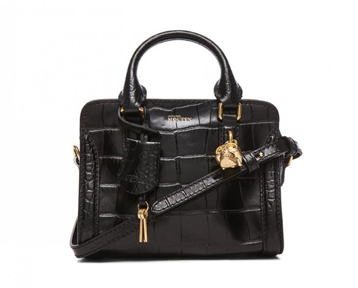 Alexander-McQueen-Croc-Embossed-Mini-Padlock