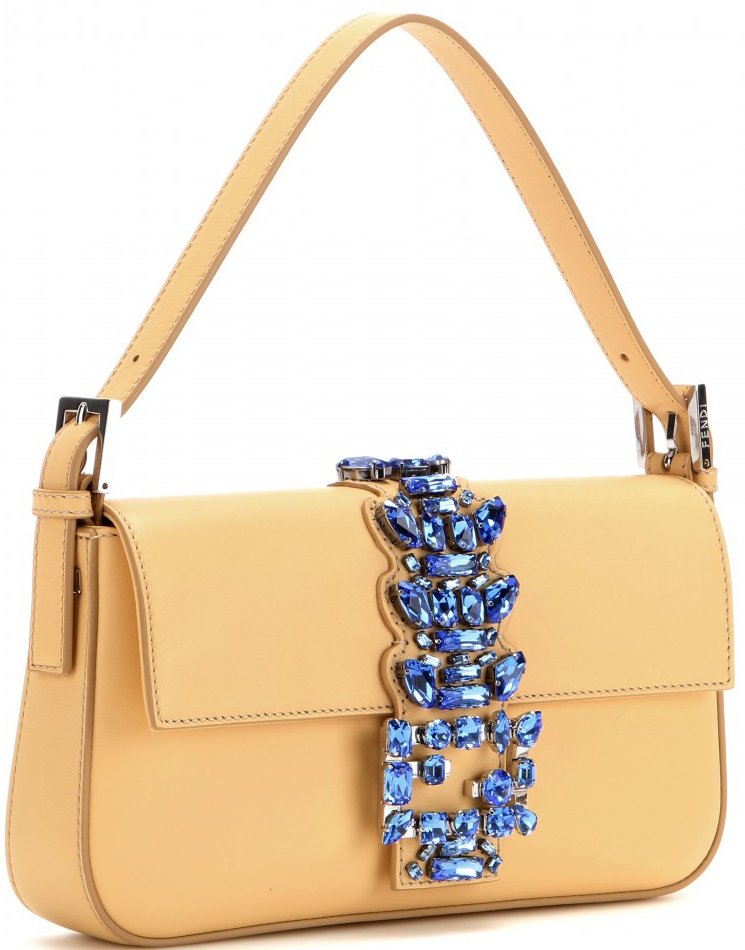 Fendi-Baguette-Flap-with-Blue-Crystals-2