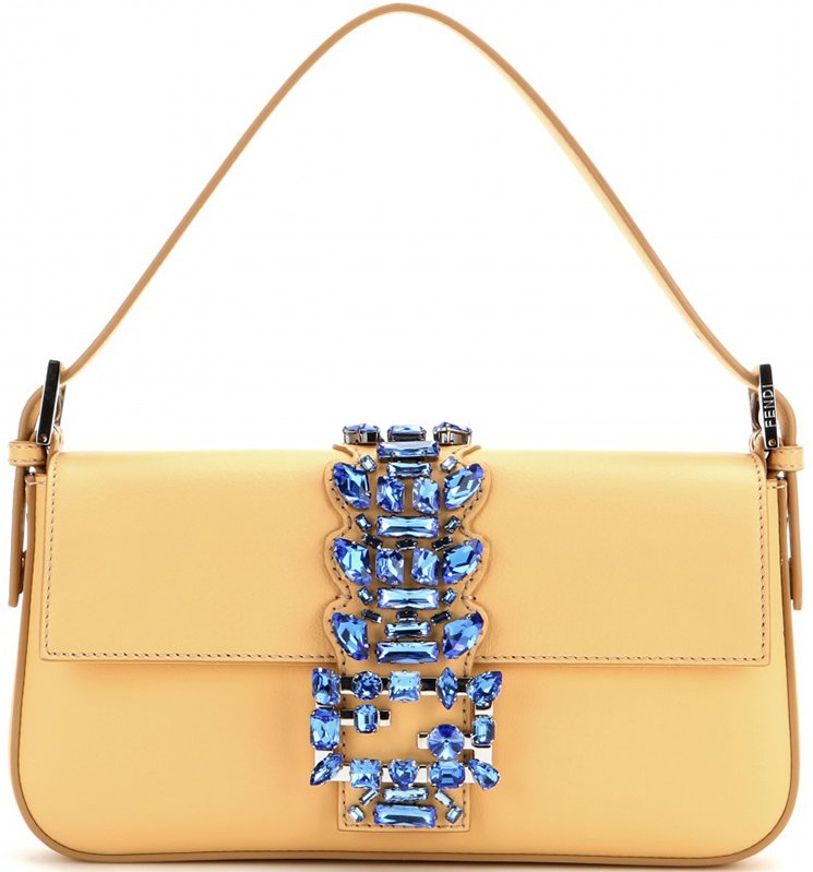 Fendi-Baguette-Flap-with-Blue-Crystals