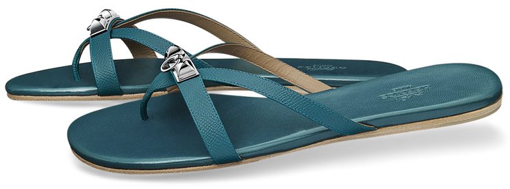 Hermes-Corfou-Sandals-Blue