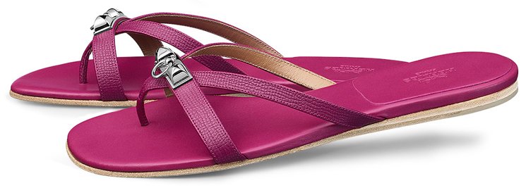 Hermes-Corfou-Sandals-Pink