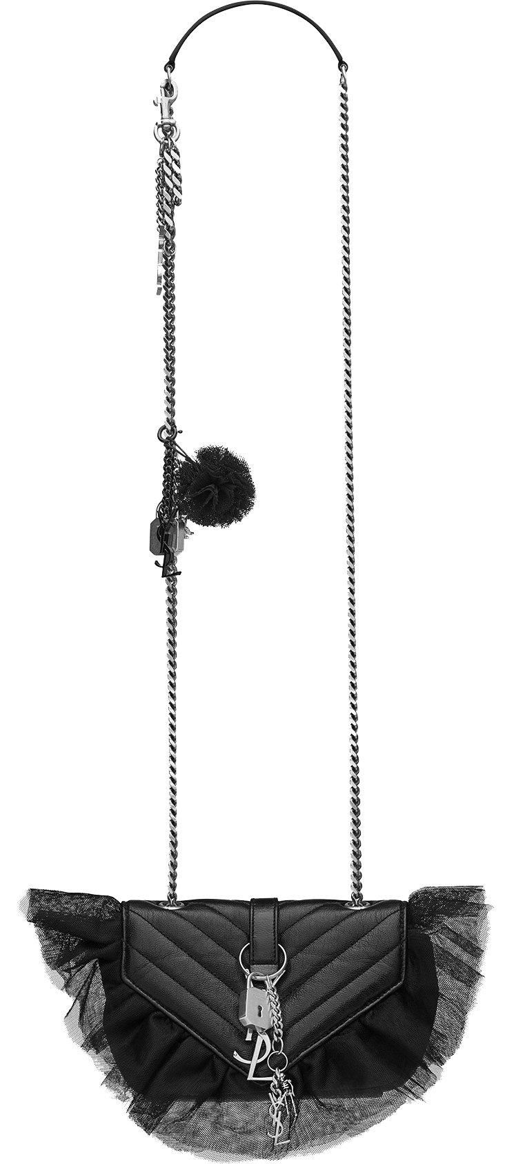 Saint-Laurent-Classic-Baby-Monogram-Punk-Chain-Bag