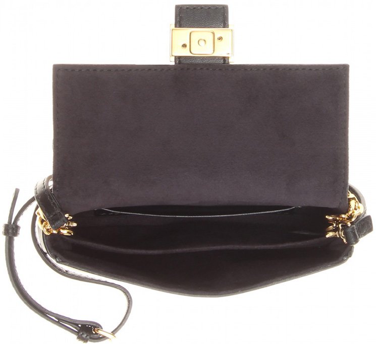 Fendi-Black-Micro-Baguette-Chain-Shoulder-Bag-3