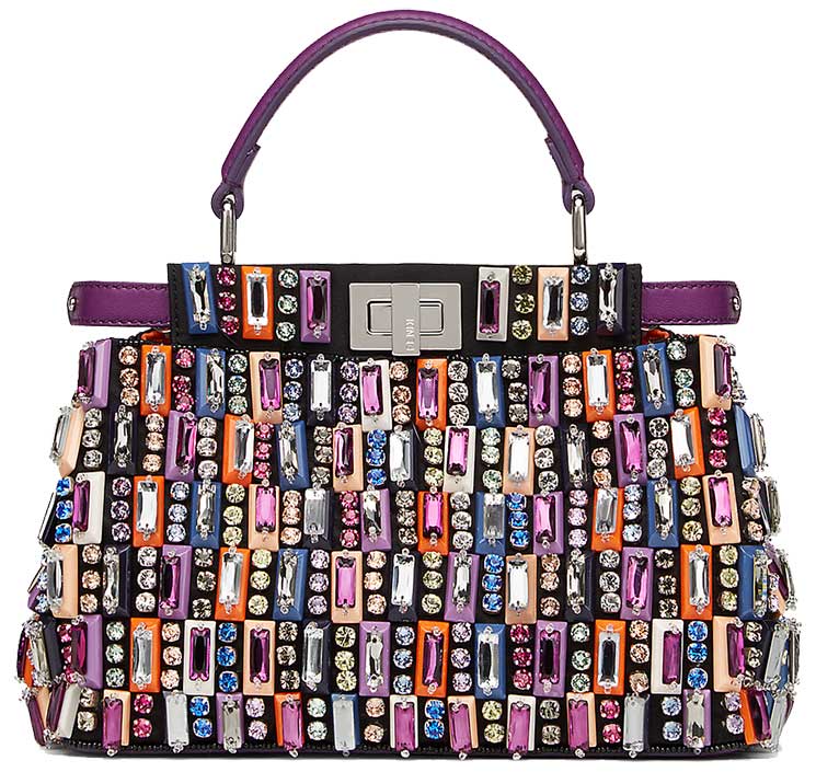 Fendi-Mini-Peekaboo-Multicolor-Crystals