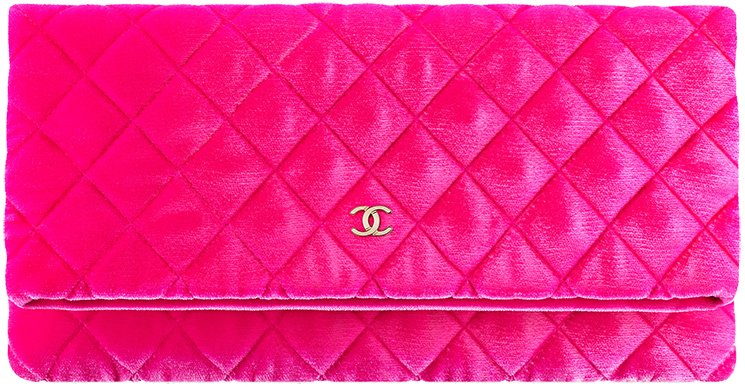 Chanel-Velvet-Folded-Pouch