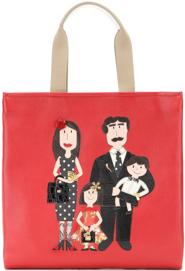 Dolce-&-Gabbana-Family-Leather-Shopping-Bag