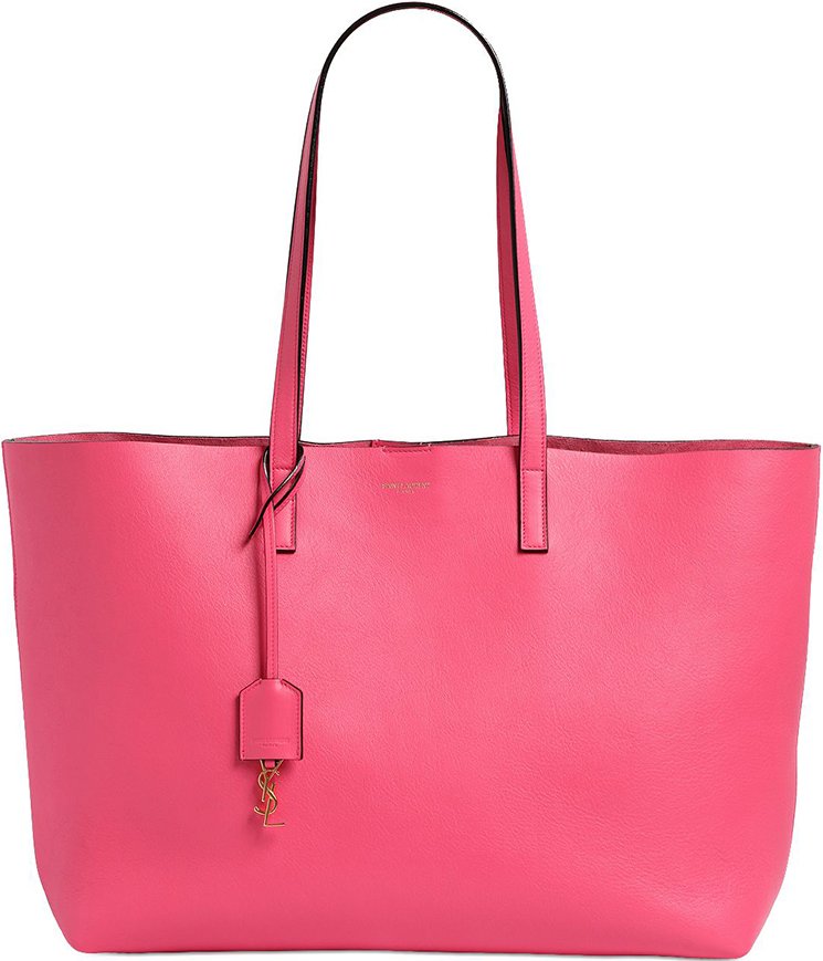 Saint-Laurent-Soft-Leather-Tote-Bag