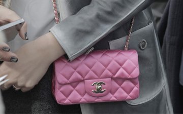 chanel extra mini classic flap bag in fuchsia thumb