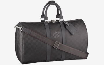 Louis Vuitton Damier Carbone Keepall Bandoulière thumb