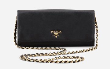 Prada Saffiano Wallet on a Chain thumb