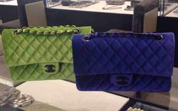 Chanel Classic Flap Bag Velvet thumb