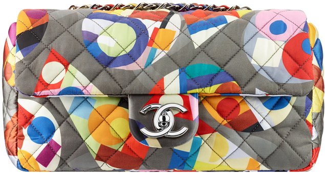 Chanel-Printed-Nylon-Flap-Bag