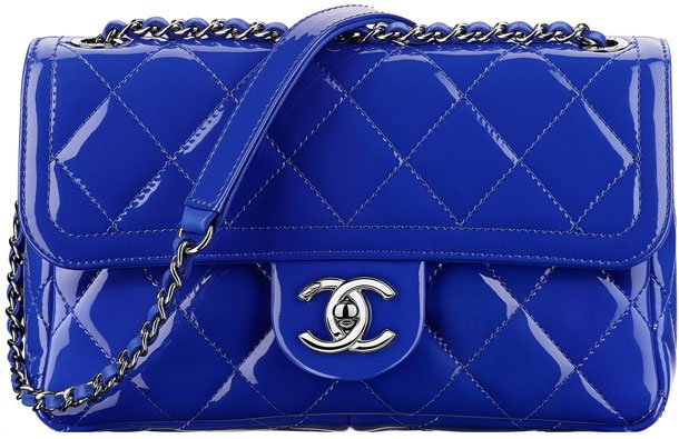 Chanel-Patent-Blue-Flap-Bag