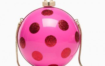 Kate Spade dot ornament clutch thumb