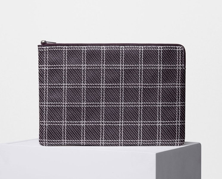 Celine-Solo-Check-Clutch-Pouch