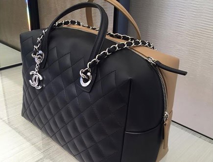 Chanel Bi Color Duffle Bag thumb