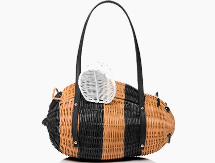 Kate Spade Wicker Bee Bag thumb