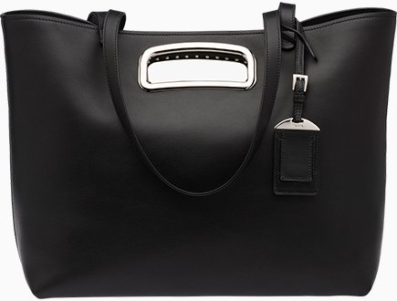 Prada intarsia handle Tote Bag thumb