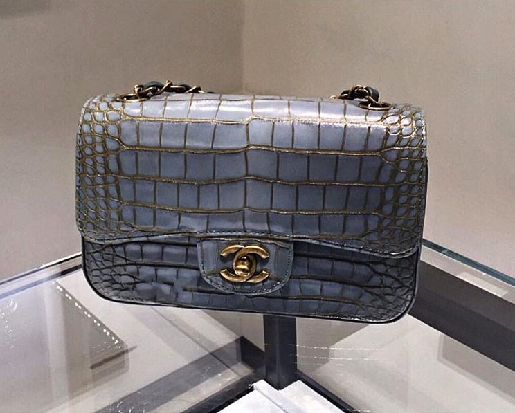 Chanel-Croc-Flap-Bag-in-Light-Blue-and-Gold