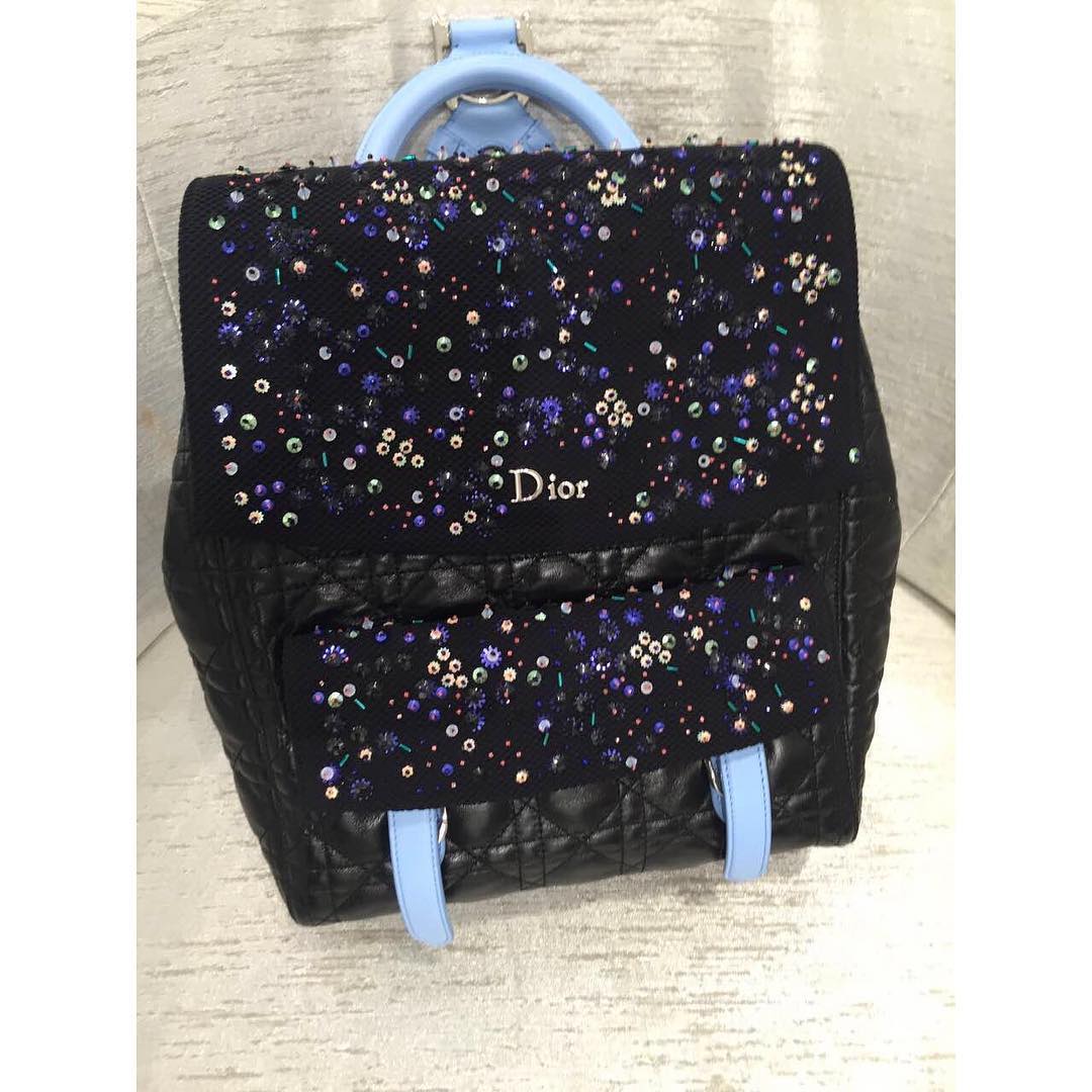 Dior-Cannage-Stiched-Sequin-Backpack