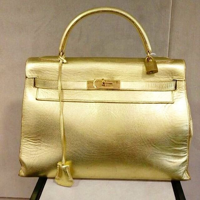 Hermes-Kelly-Metallic-Gold-Bag