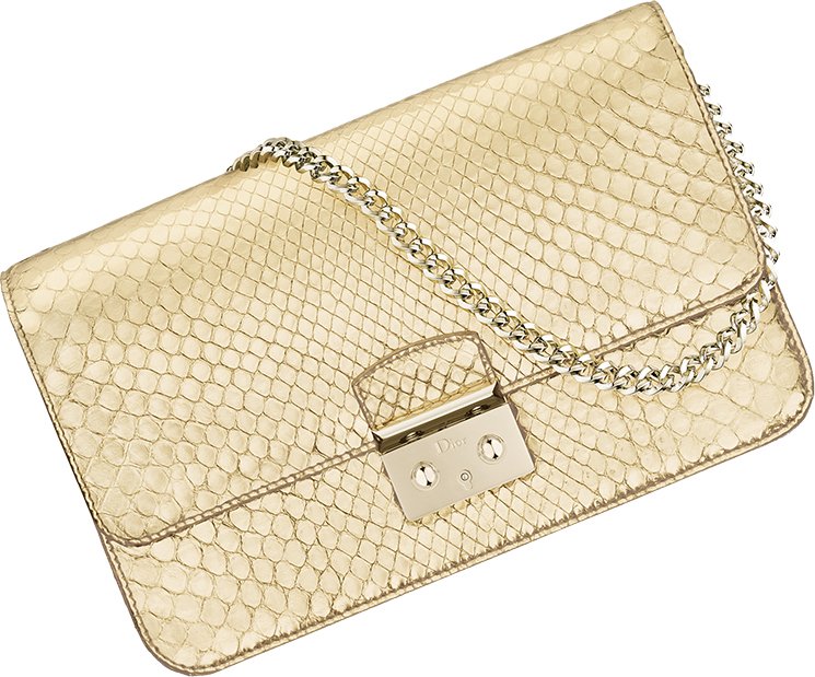 Miss-Dior-Golden-Metal-Python-Promenade-Pouch-with-Chain