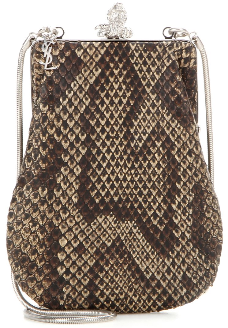 Saint-laurent-Serpent-Snakeskin-Shoulder-Bag