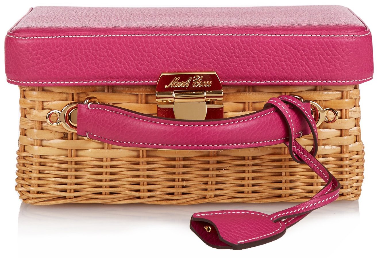 Mark-Gross-GRACE-BOX-RATTAN-BAG-red