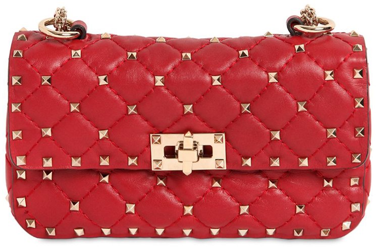 Valentino-ROCKSTUD-QUILTED-BAG-red