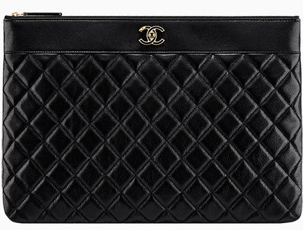 Chanel Large Quilted Pouch Bag thumb