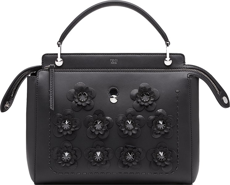 Fendi-Black-Flower-Capsule-Bag-Collection