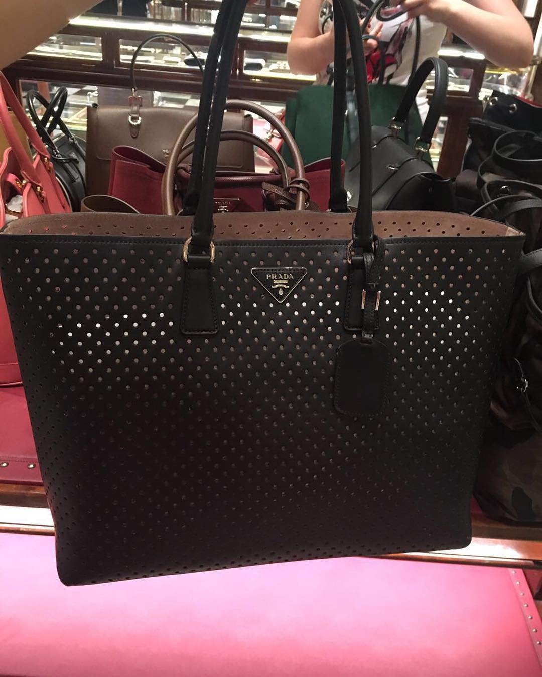 Prada-Perforated-Tote-Bag