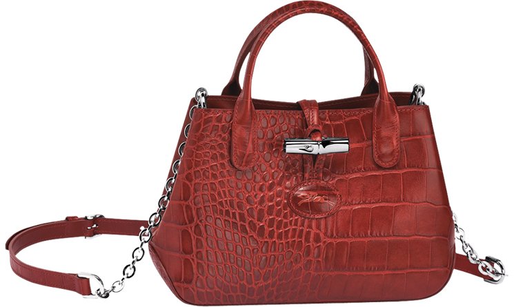 Longchamp-Roseau-Croco-Shoulder-Bag-2