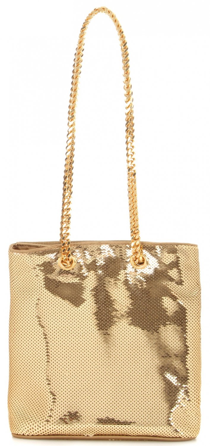 Saint-Laurent-Golden-Sequin-Tote-bag