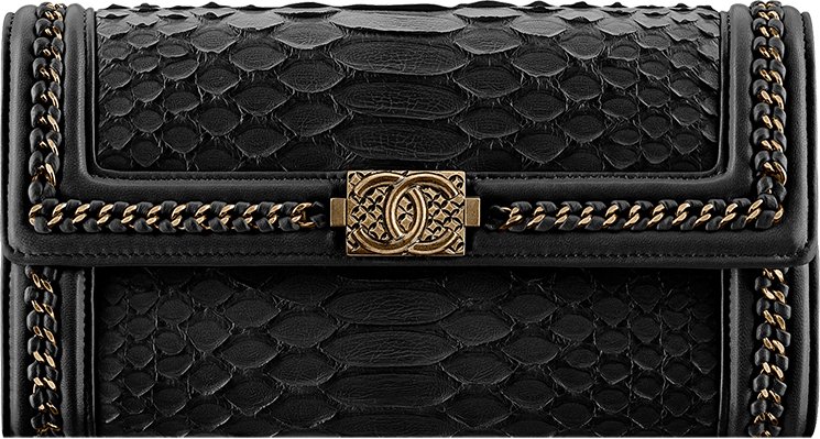 Boy-Chanel-Python-Flap-Wallet