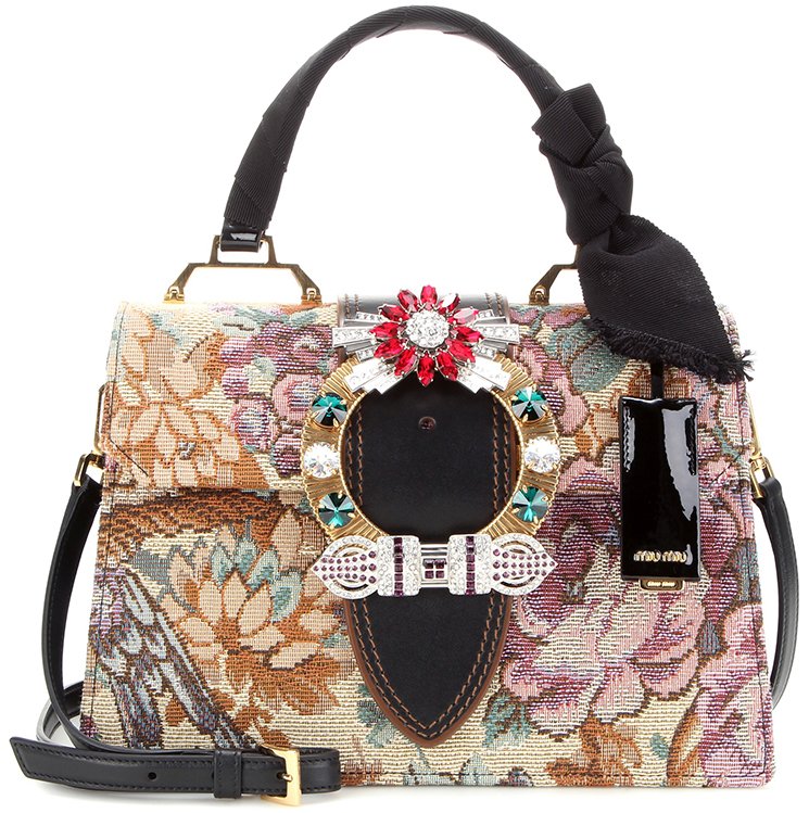 Miu-Miu-Crystal-Floral-jacquard-Tote