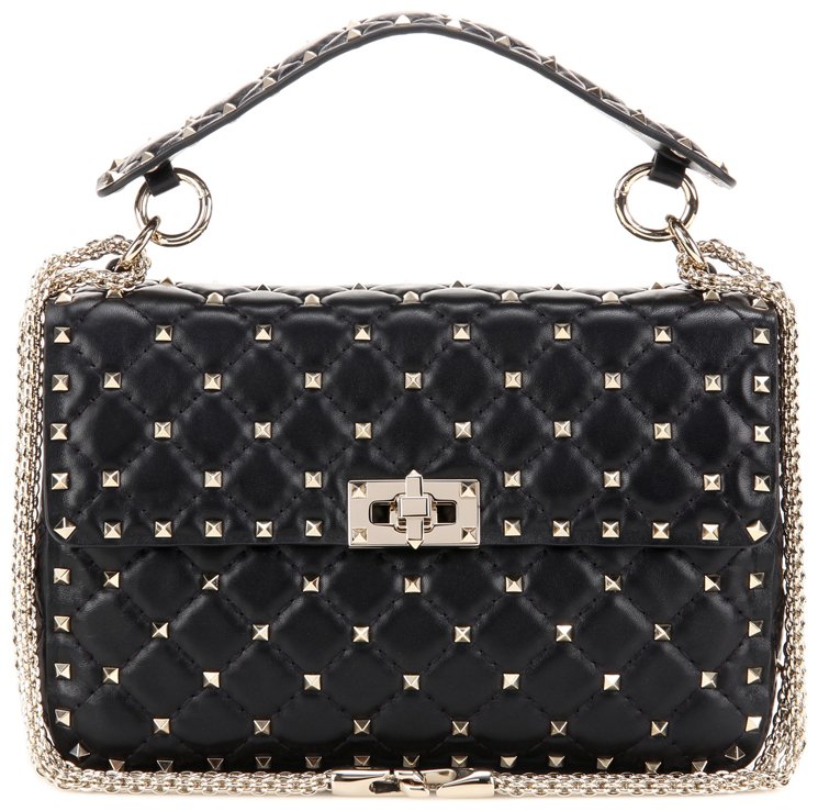 valentino-medium-rockstud-spike-quilted-bag-black