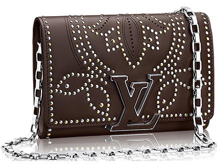 Louis Vuitton Louise Chain Trunk Flower Bag thumb