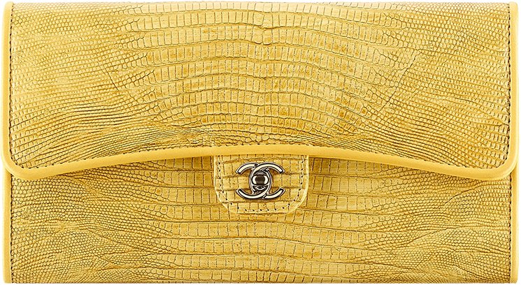 chanel-lizard-flap-wallet